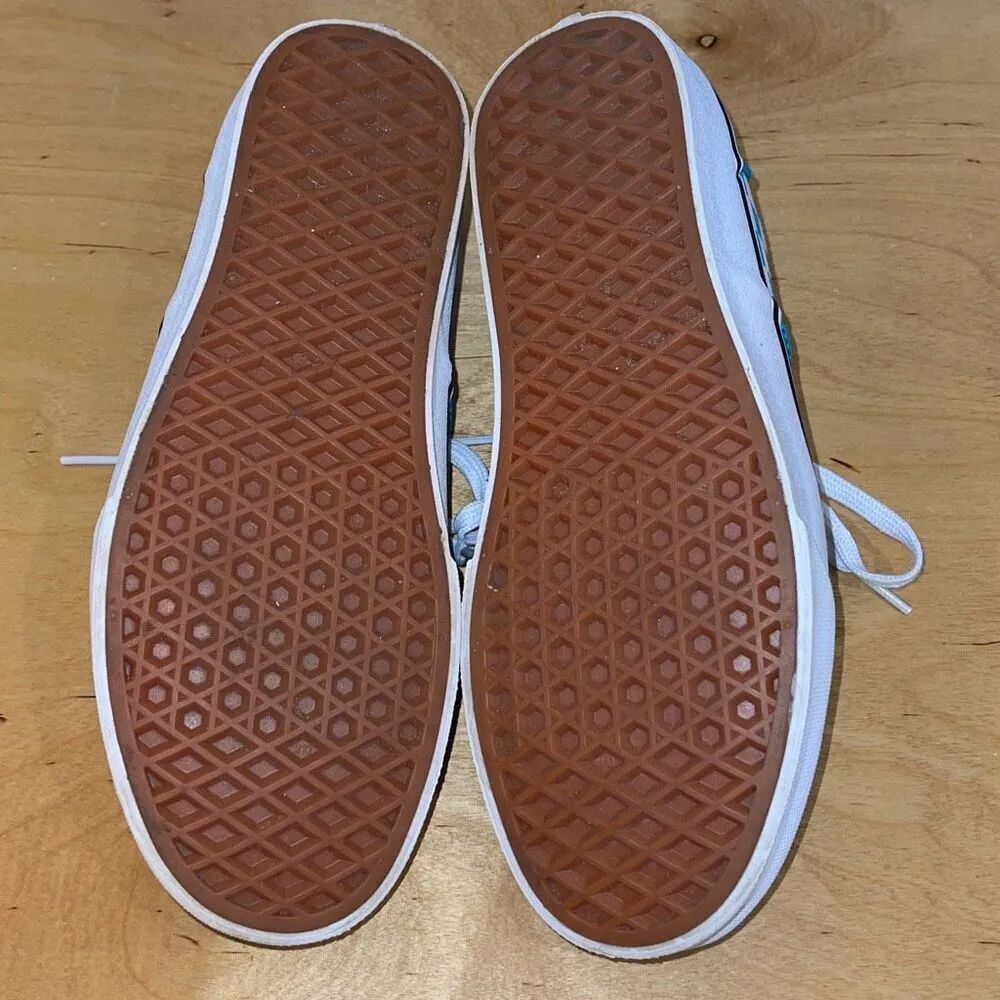 Vans Doheny Women's Shoes Sneakers‎ Checkered Blue Size 8 - Image 5