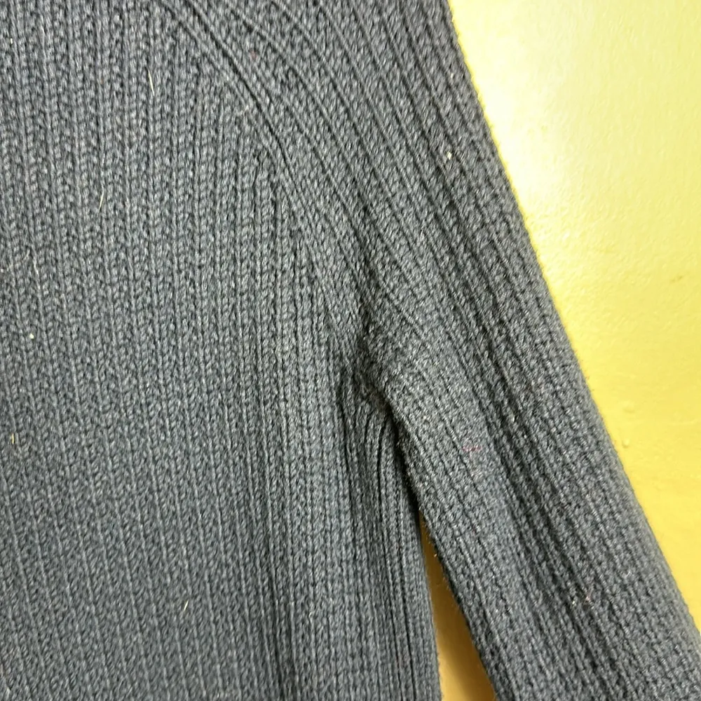 Athleta cowl neck merino wool blend sweater Size Xsmall Navy Blue - Image 9