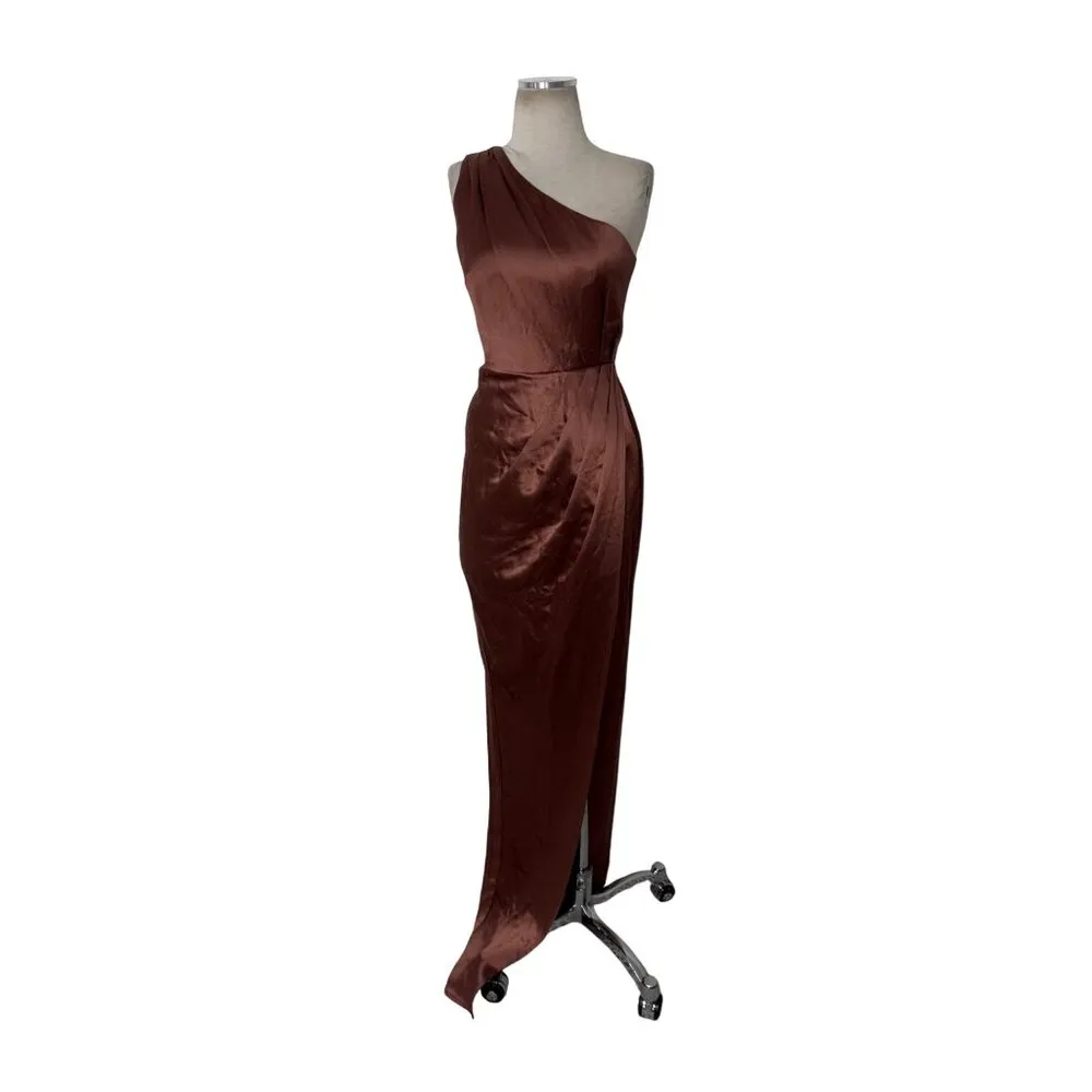 SAU LEE X Revolve Preston Dress in Brown 4 as - Image 5