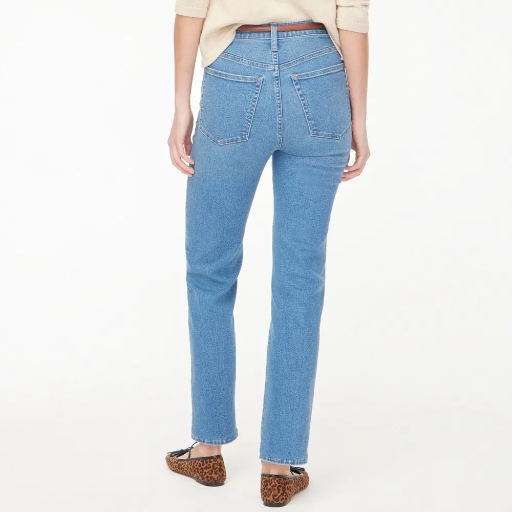 EUC J. Crew High-rise Stovepipe Jean Signature Stretch+ Deep Lake Wash Blue - Image 3