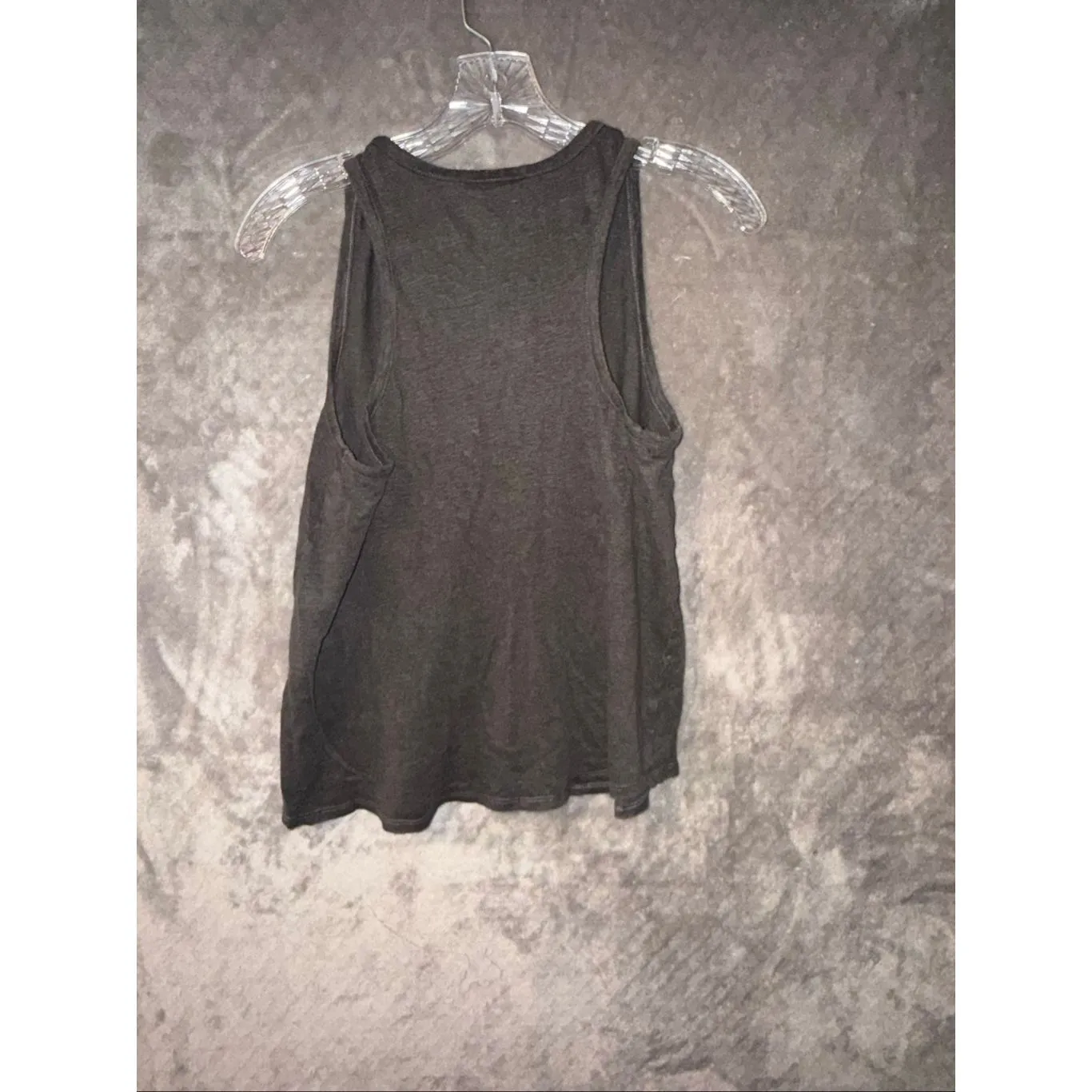 Vince Brown V-Neck Sleeveless Tank Small Womens light weight Lagenlook #764 - Image 3