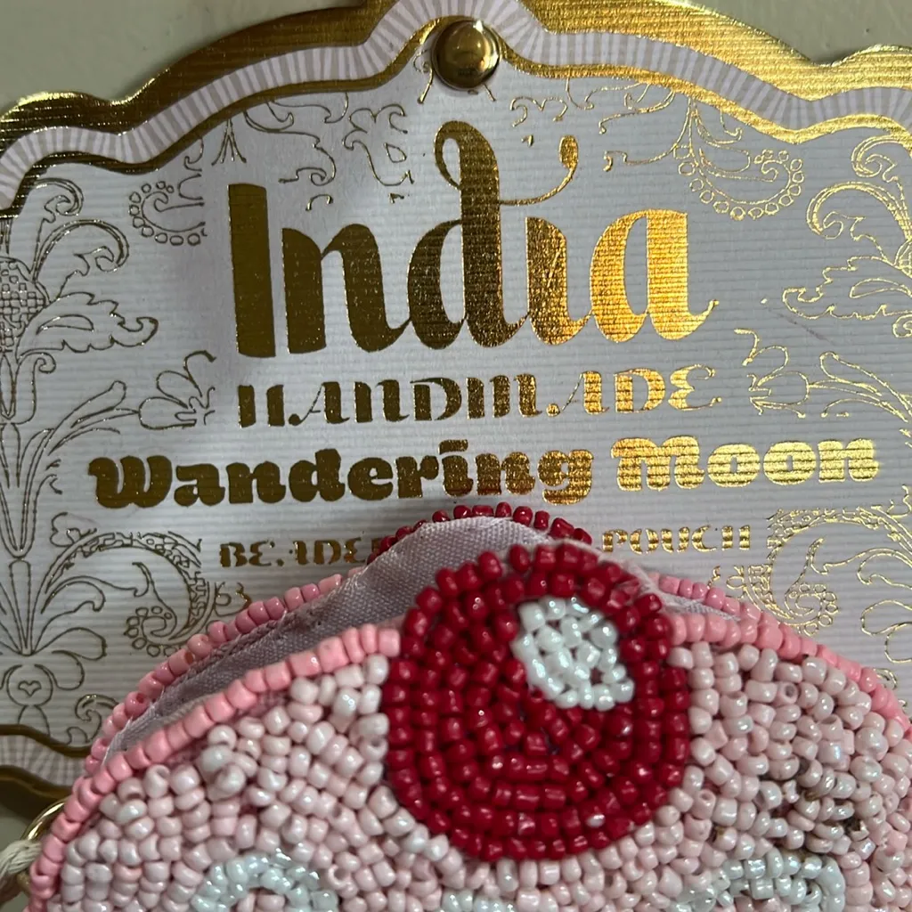 Wandering Moon | Cupcake🧁Beaded Wallet Pink - Image 2