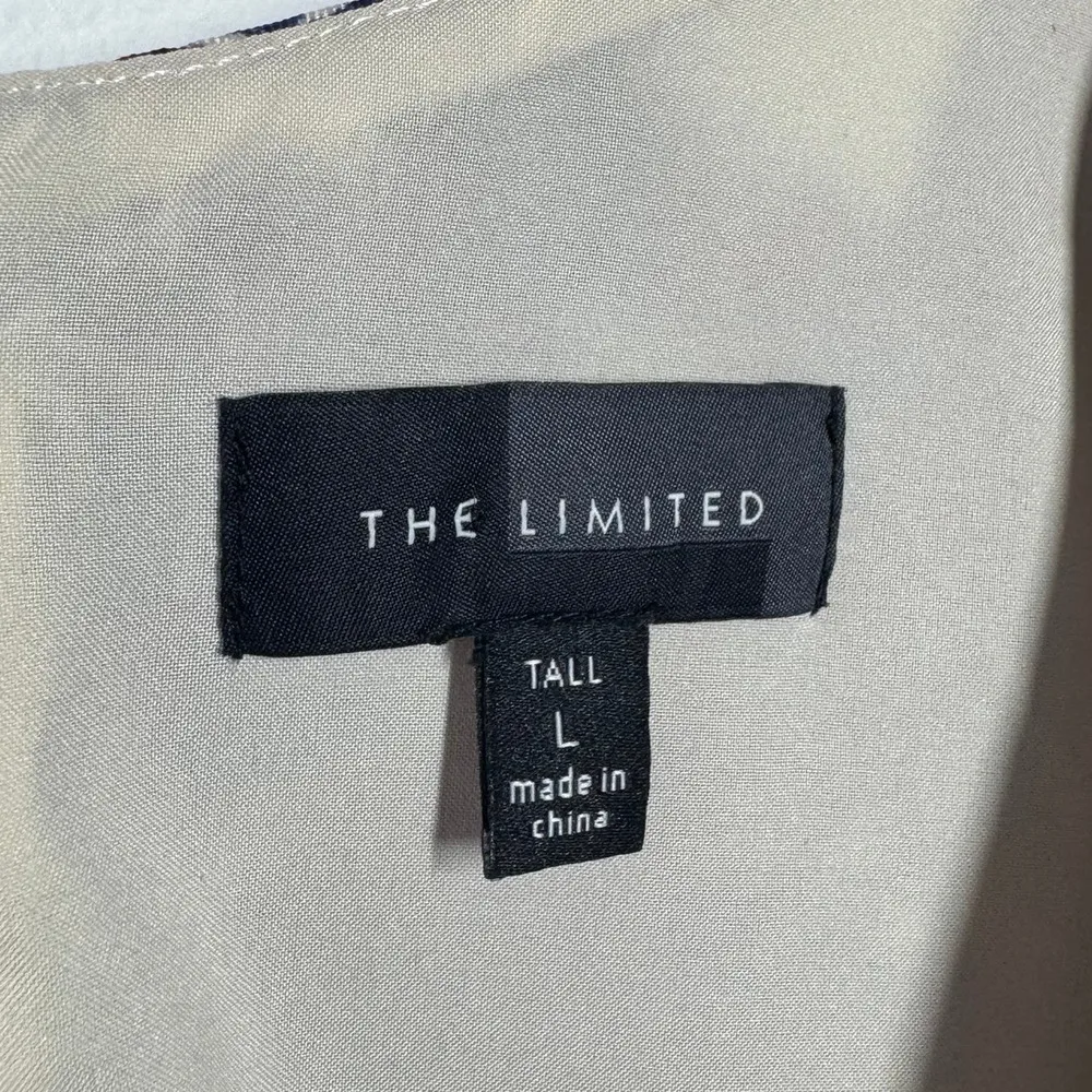 The Limited Dress Women L Tall Purple Paisley Mini Preppy Office Party Wedding - Image 4