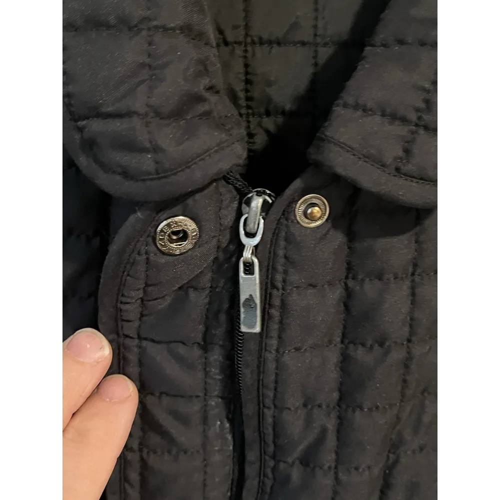 Weatherproof Jacket Women's Large Black Quilted Full Zip Pocketed Light Coat - Image 7