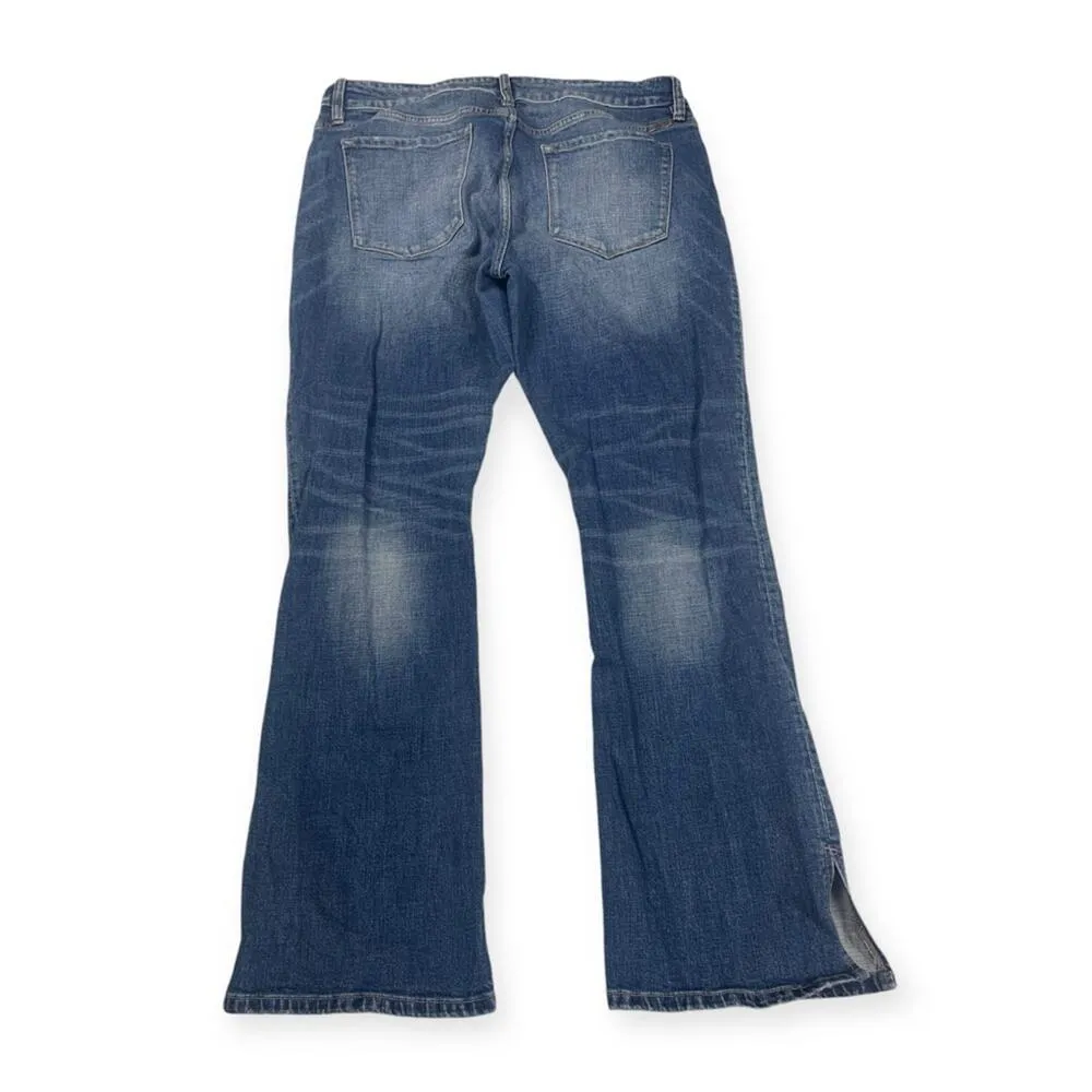 Kancan women's size 32 flare split leg jeans denim xl maurices Blue - Image 2