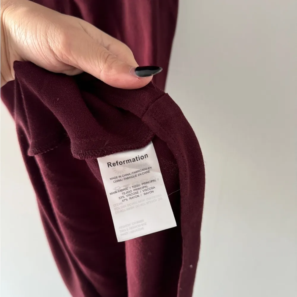 REFORMATION Danika Midi Dress in Prune M - Image 9