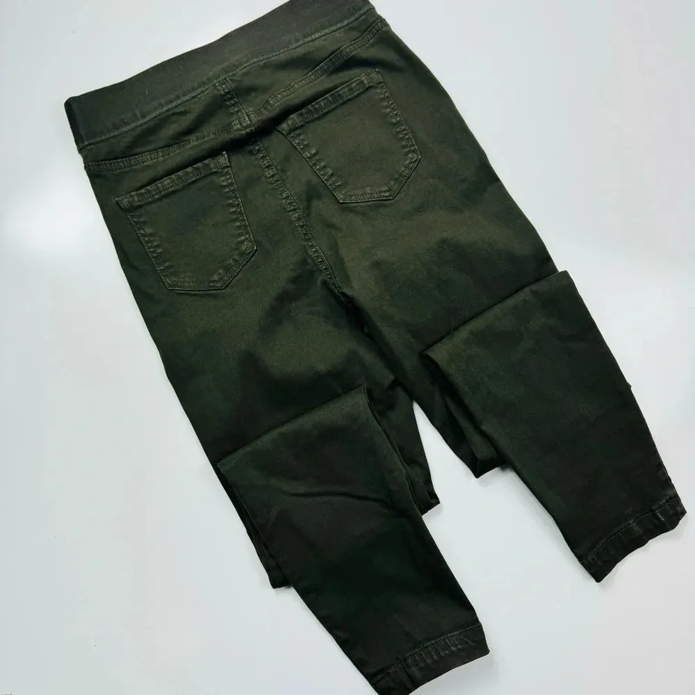 Buffalo David Bitton Women's Tencel Pull On Stretch Skinny Pants, Army Green XS - Image 10