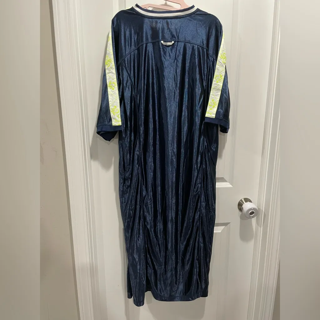 New Free People Movement Happy Camper Tee Shirt Maxi Dress Navy Combo Size XS - Image 5