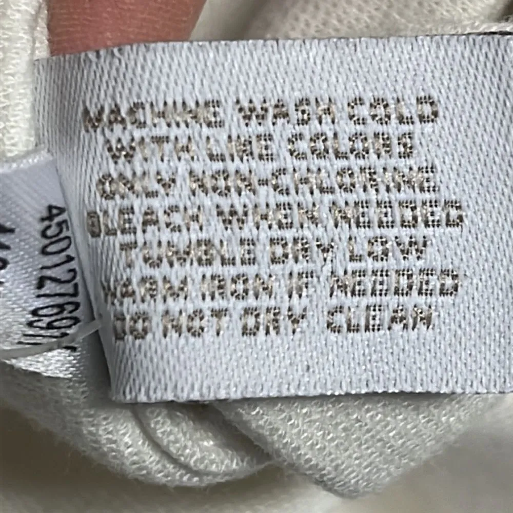 Weekends by Chico’s Ecru Full Zip Sleeveless Mockneck Layering Everyday Vest 3XL - Image 13