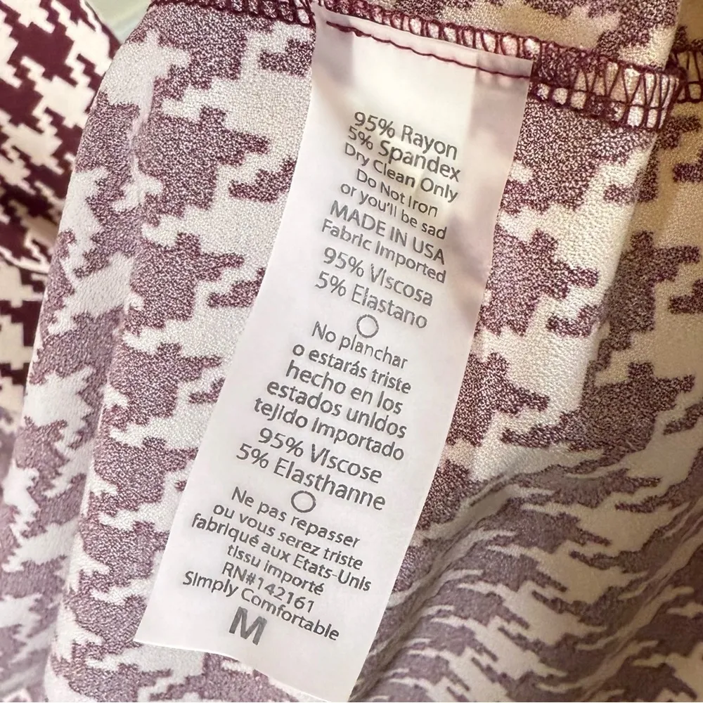 LuLaRoe Kimono Style Lightweight Duster Houndstooth Classic Retro Office Modest - Image 5