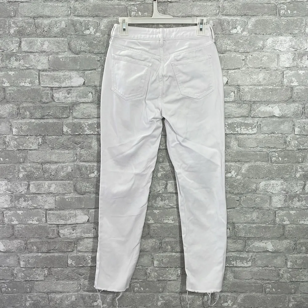 PacSun White Distressed Mom Jeans - Image 4