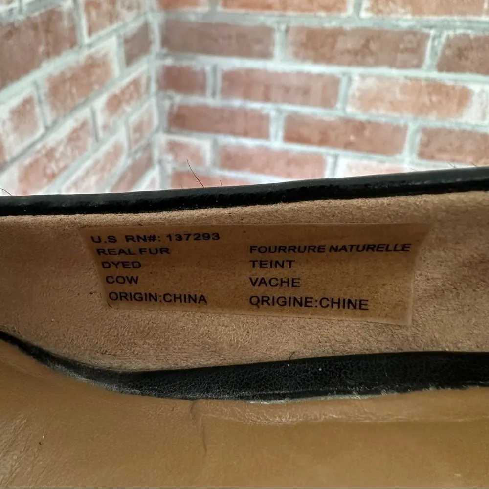 Clarks Artisan Sage Cooper Calf Hair Kitten Heels Women’s 7 Brown Spotted - Image 9