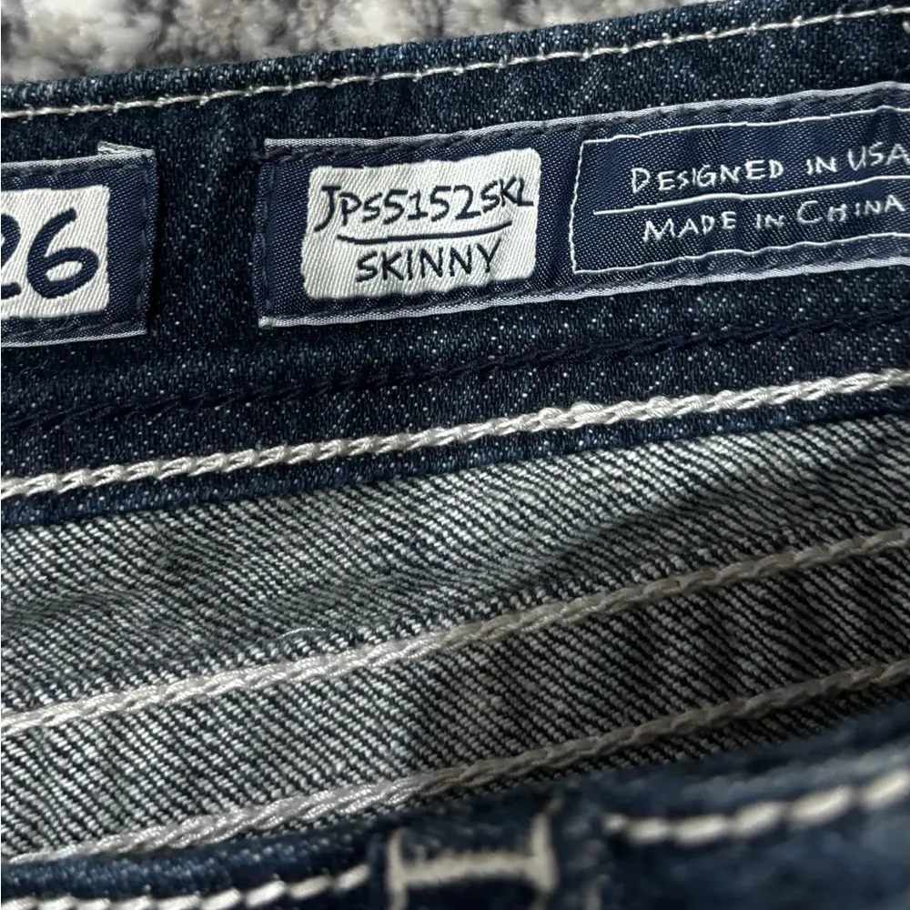 Dark Wash Skinny Jeans - Image 8