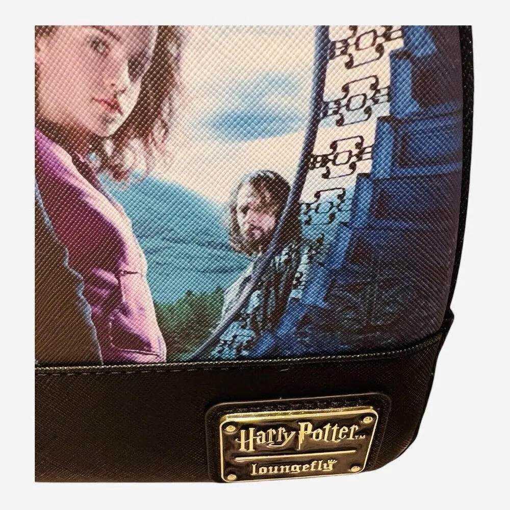 Harry Potter TRILOGY SERIES 2 Triple Pocket Loungefly Wizardry Mini Backpack NWT - Image 2