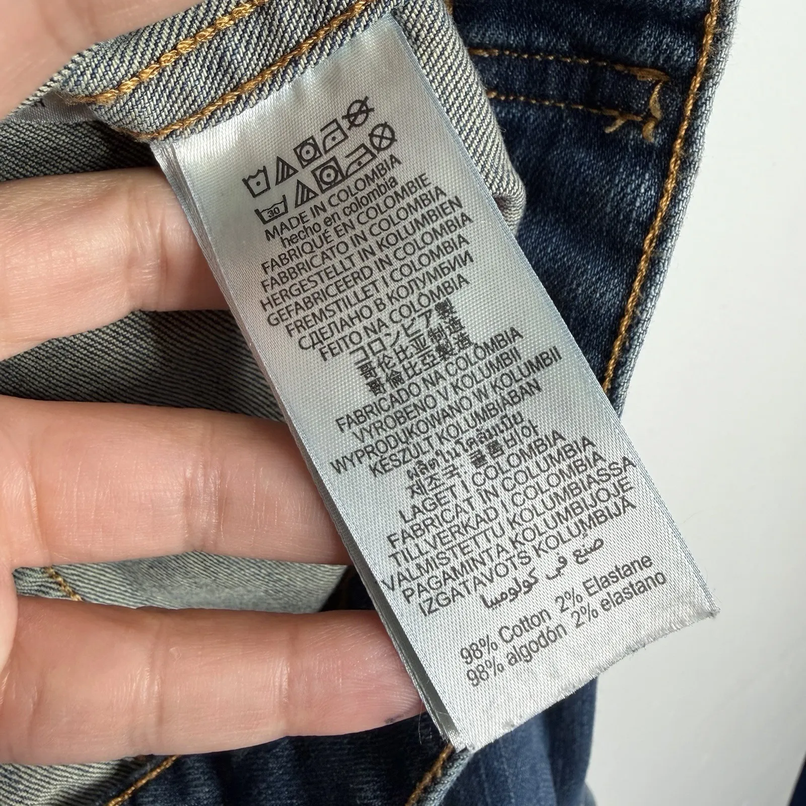 Michael Kors Women's XL Denim Jean Jacket Stretch Casual Streetwear Blue - Image 4