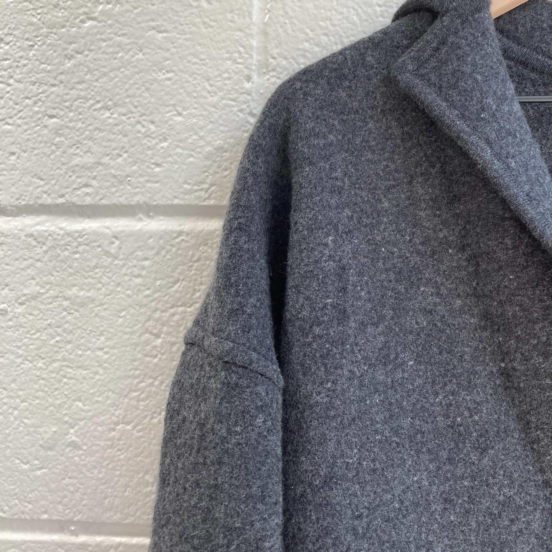 Madewell Saville Sweater Blazer Jacket Coat Gray - Image 5