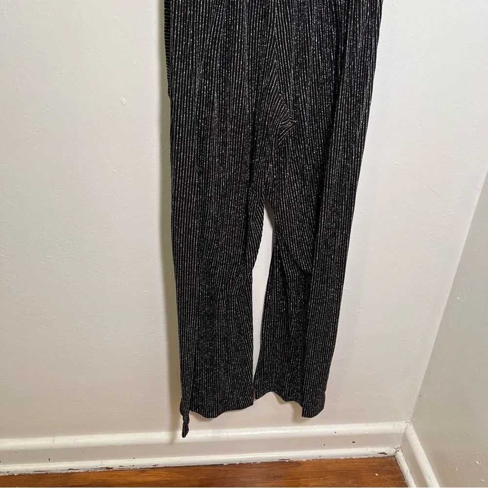 Torrid Pull-On Wide Leg Stretch Lurex High-Rise Pant Glitter Stripe 2X - Image 11