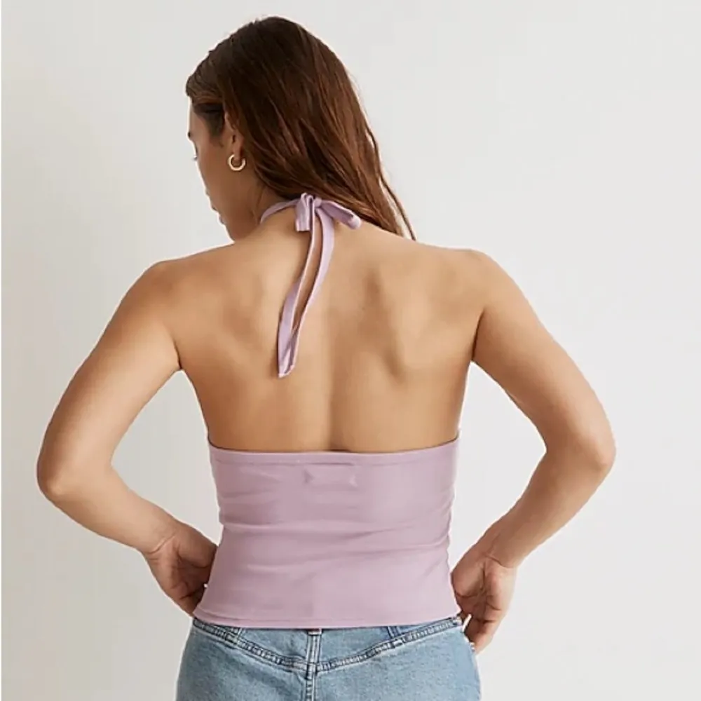 NWT madewell Supima® Rib Halter Tank Top size medium - Image 3