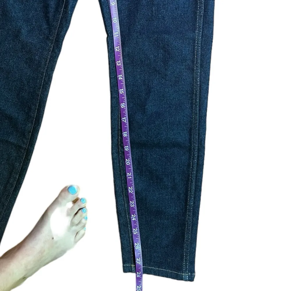 EVERLANE The Way High Skinny Jeans Size 28 Crop Dark Wash NWT High Waist Stretch - Image 10