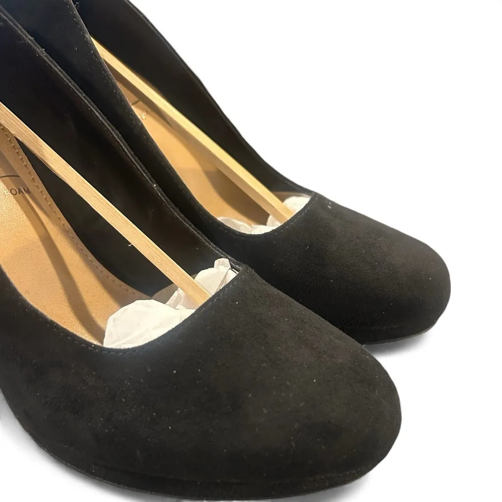 Lauren Conrad Heels Black Faux Suede 4” Heels Pumps - Size: 9 Women’s NEW - Image 4