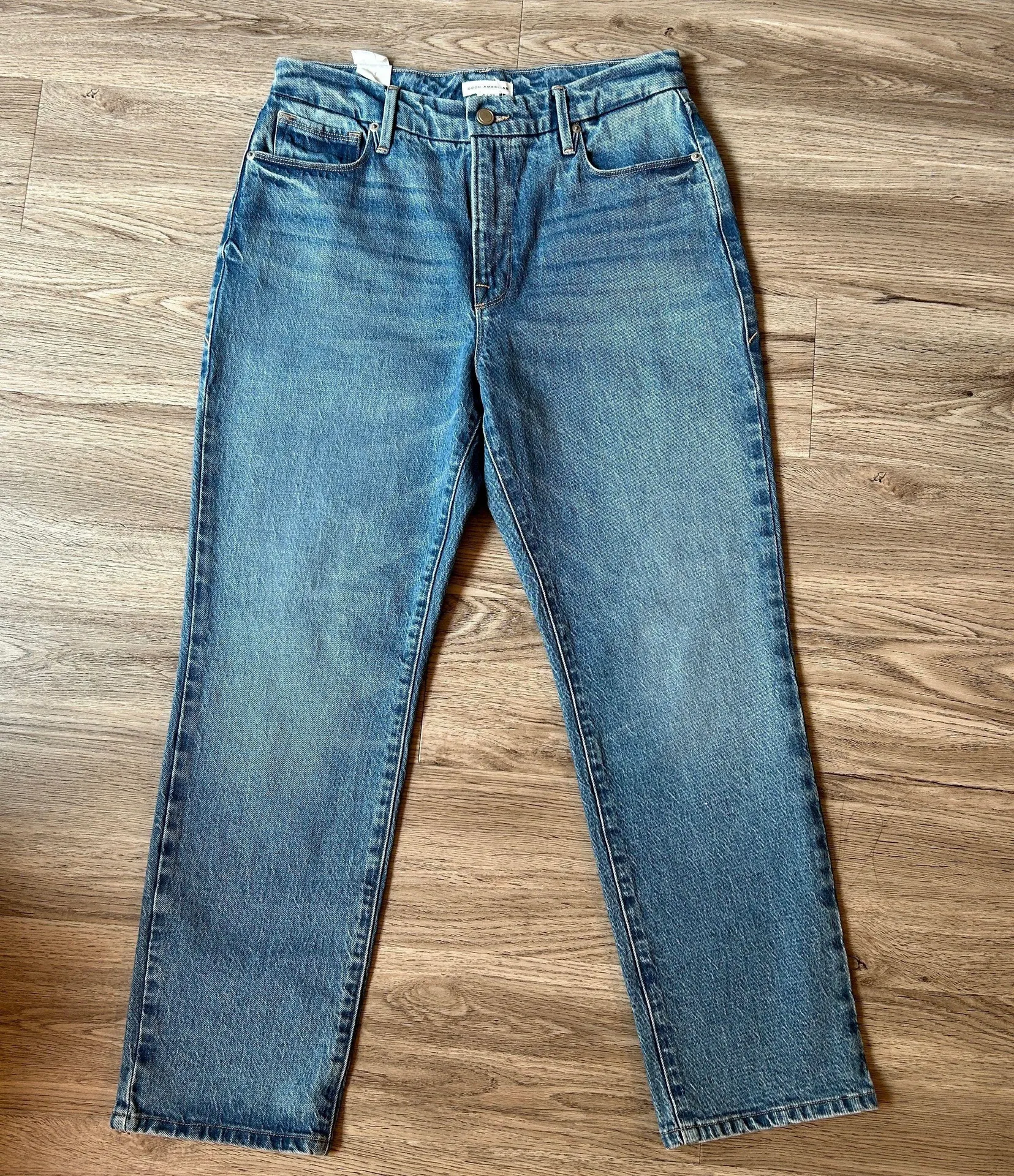 Good Vintage Jean Straight Leg High Rise Size 4/27 NWT - Image 4