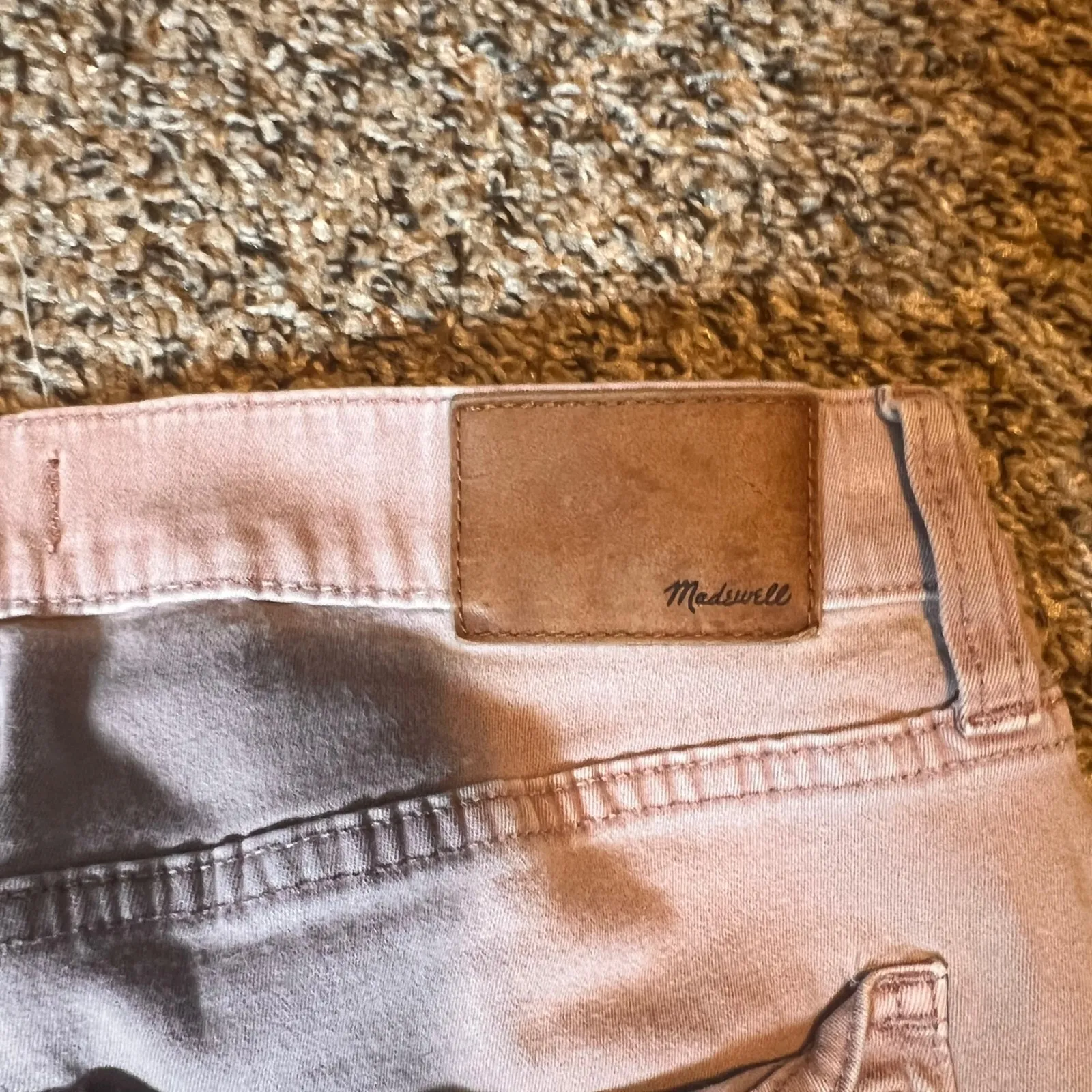 Madewell High Riser Skinny Crop Jeans Mauve Pink Casual Denim Size 29‎ - Image 8