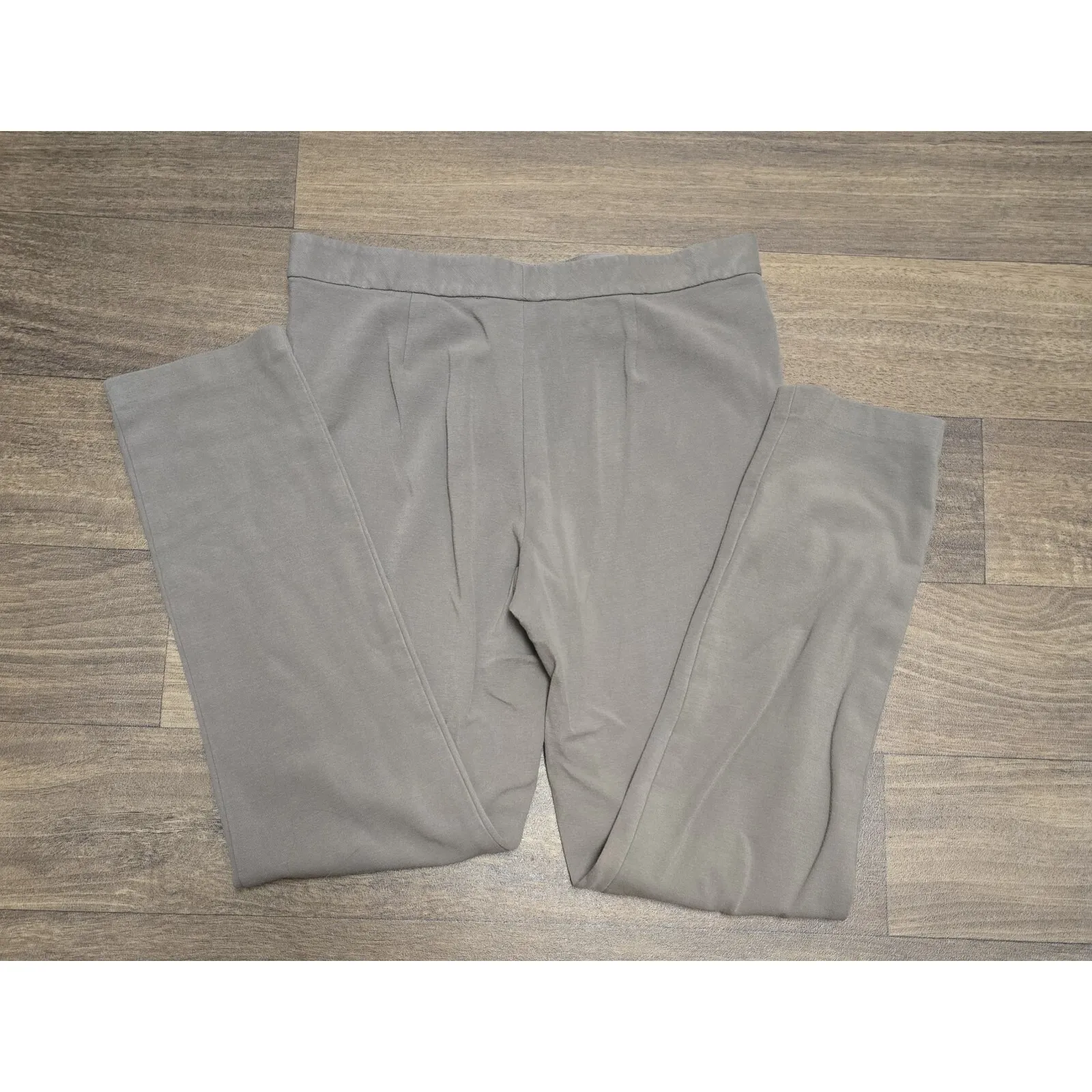 Ralph Lauren Black Label Pants Size 2 Beige Viscose Stretch Straight‎ Leg Luxury - Image 3