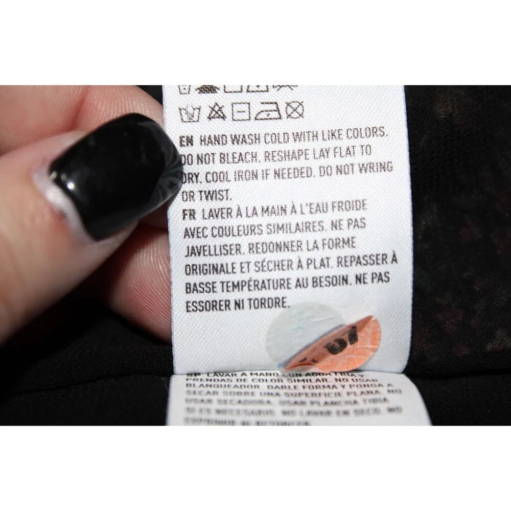 NWOT Womens American Eagle Black Yellow Pink Blue Red Floral Slip Dress Size XL - Image 5