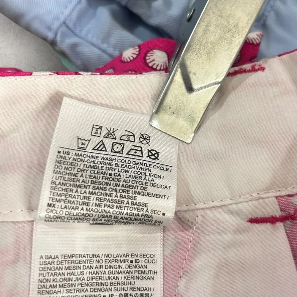 New Old Navy Shorts Womens 2 Pink Seashell Print Casual Everyday Shorts Everyday - Image 9