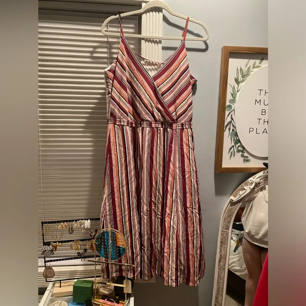 Maurice’s Stripped Align Mid-dress size large - Image 3