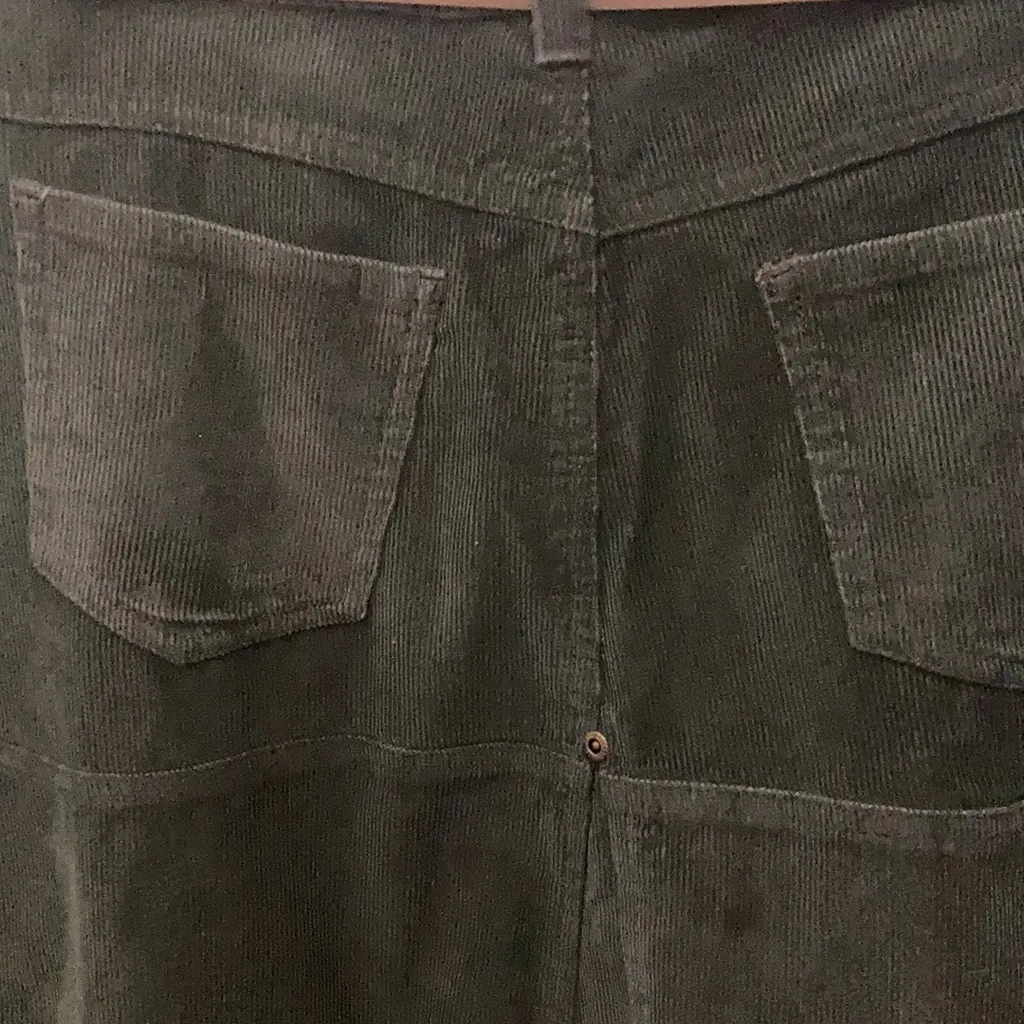 FINAL MARKDOWN Gloria Vanderbilt corduroy skirt with belt 14 - Image 4