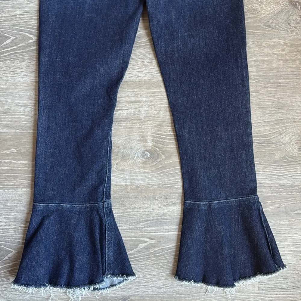 Mother Denim The Cha Cha Fray in Clean Sweep 27 Blue - Image 13