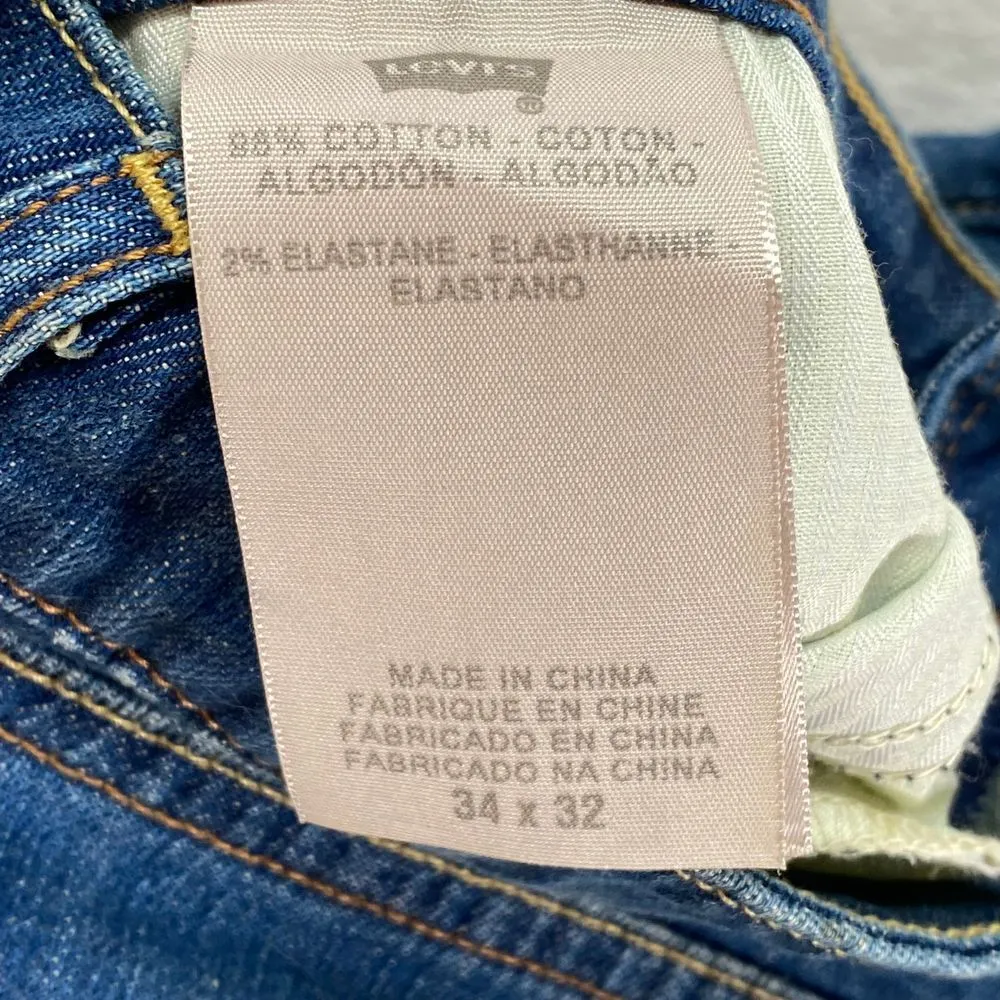 Levi's Jeans Womens 34 Curve ID Bold Curve Women's Bootcut Blue Denim Water-Less - Image 11