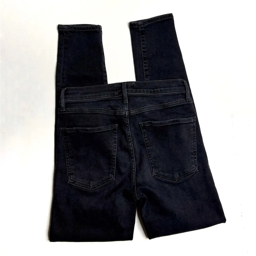 AGOLDE Lyocell Blend Black High Waisted Skinny Sophie Jeans - Image 4