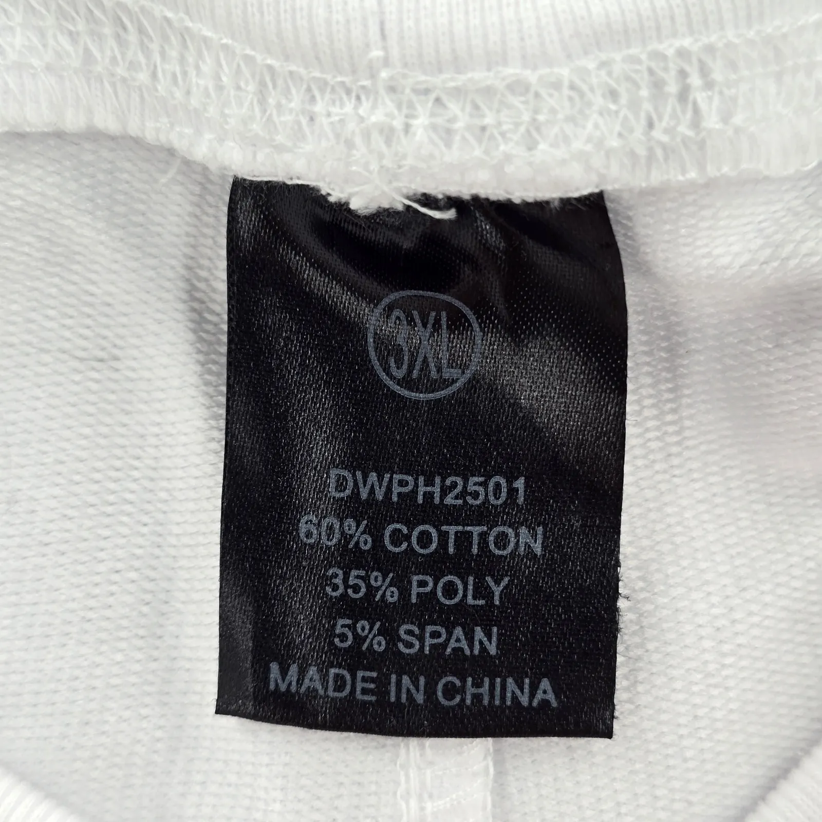 Dodo White Active Sports Jogging Cotton Pullon Pants Shorts Plus 3XL Size 3X - Image 6