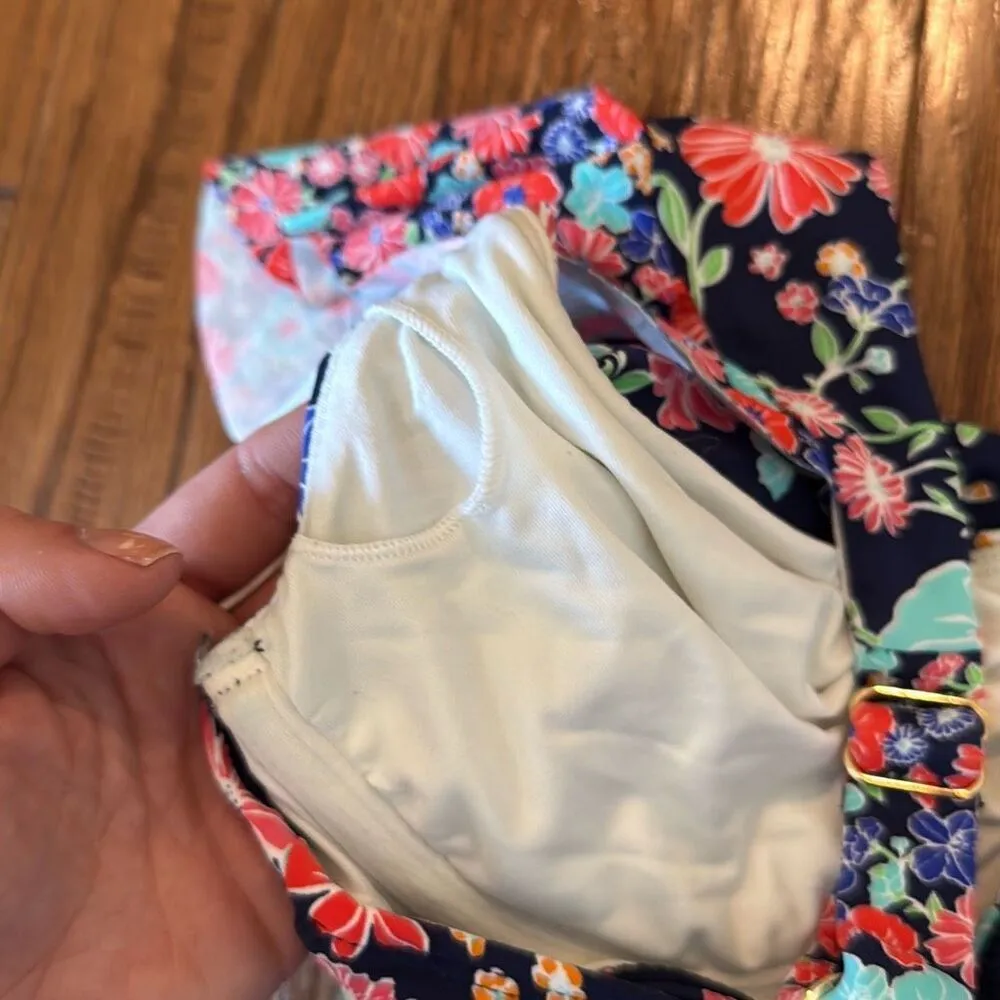 Anne Cole Lazy Daisy floral ruffle sleeve ruched sweetheart onepiece swimsuit 10 - Image 7