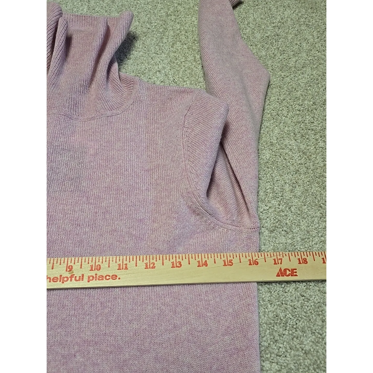 NWT CHARTER CLUB MP 100% CASHMERE TURTLENECK SWEATER PULLOVER CHANTILLY PINK - Image 7