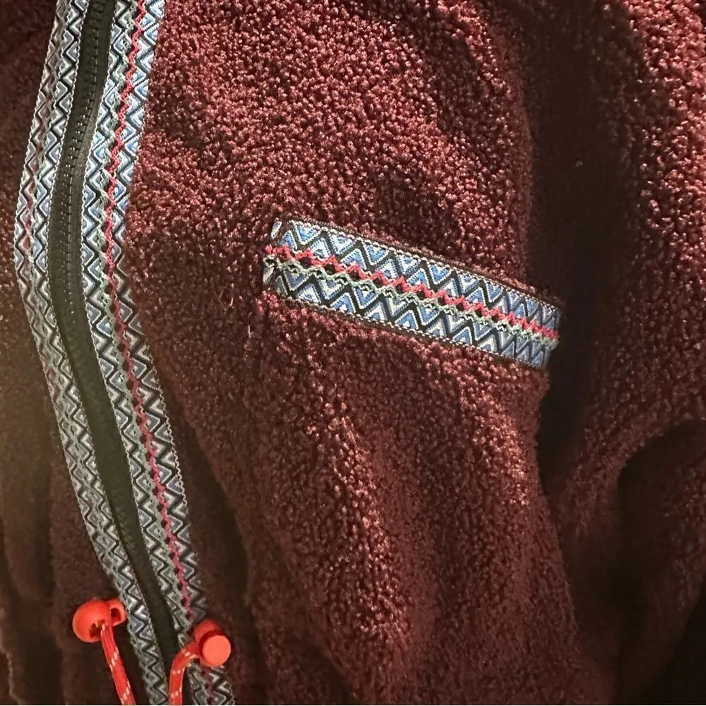 Urban Outfitters Burgundy Oversized Onesie Size Medium RARE ITEM - Image 4