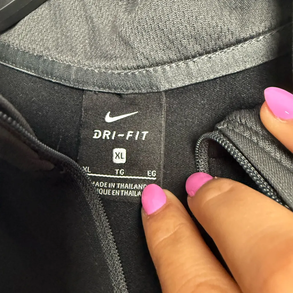 Nike Women Size XL 1/4 Zip Academy Pro Drill Performance Jacket‎ - Image 3