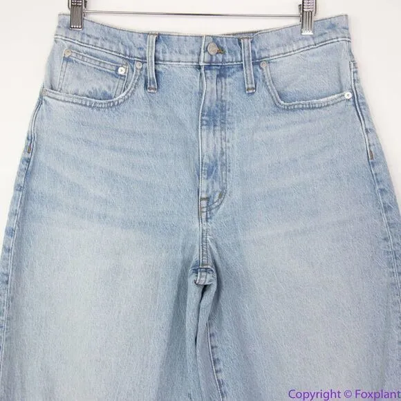 NEW Madewell Superwide-Leg‎ Jeans in Blaisdell Wash, 30 - Image 5