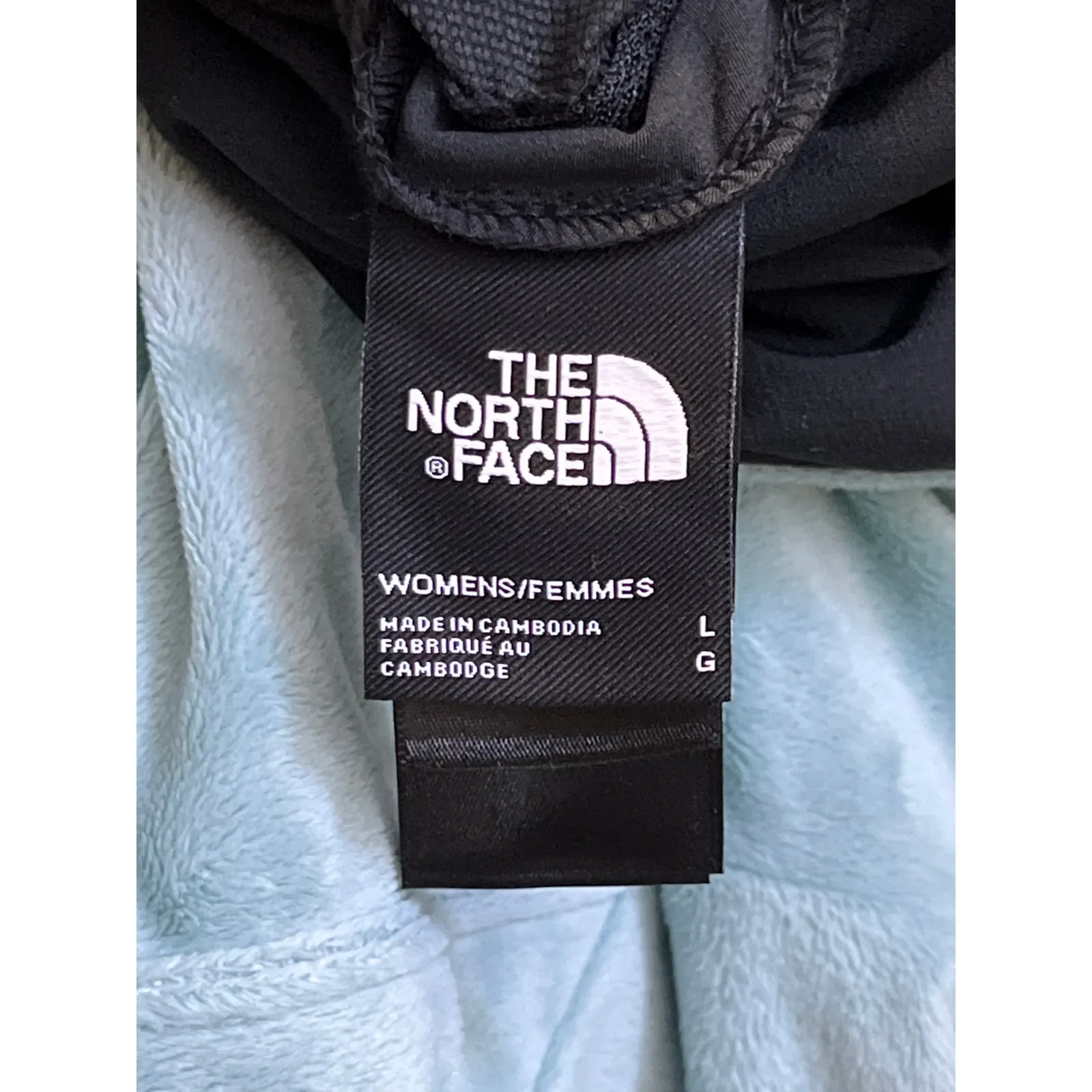 The North Face Women’s WindWall Reversible Pullover Jacket Size L Black/Blue - Image 2