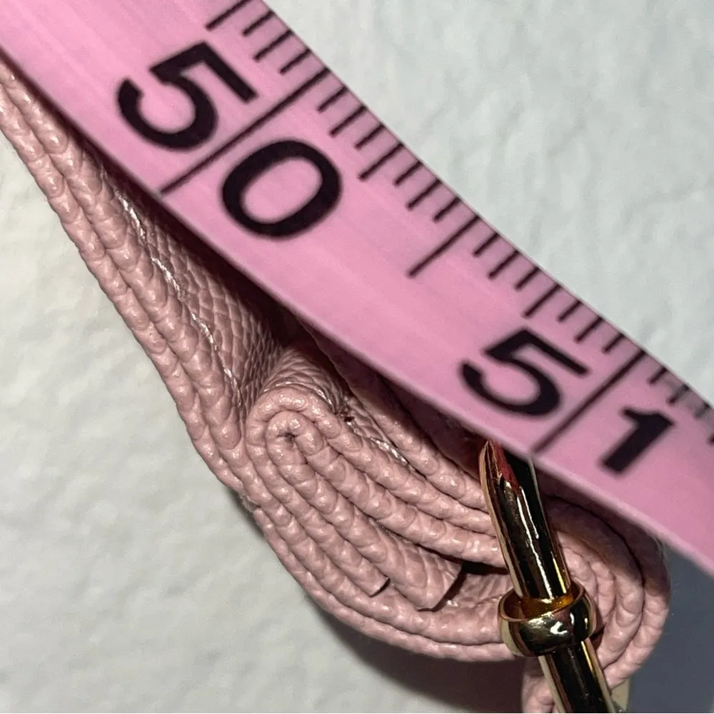 NWOT  Los Angeles Evie with shoulder strap Pink Pebble Faux Leather - Image 14