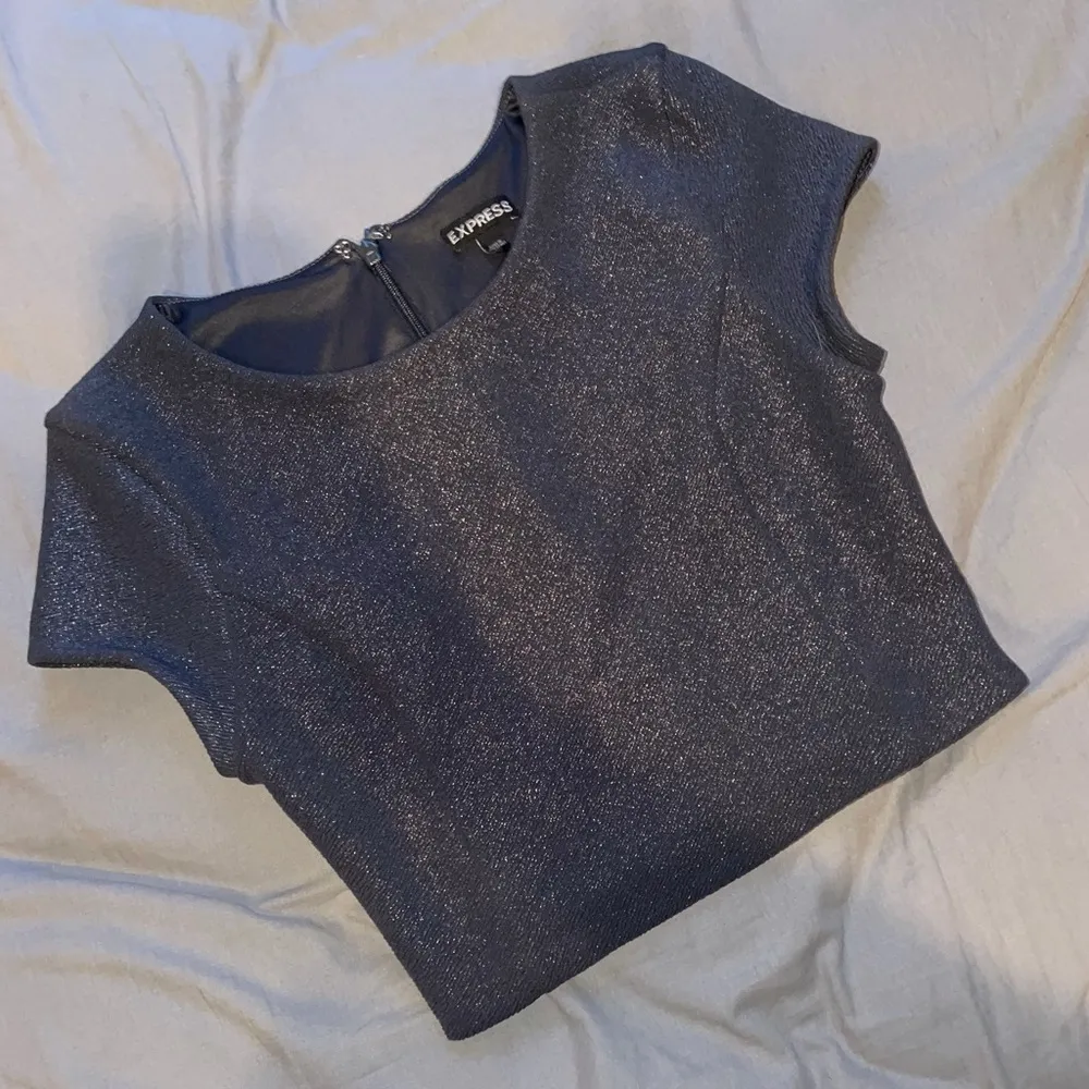 EXPRESS  Matching Metallic top and skirt - Image 6
