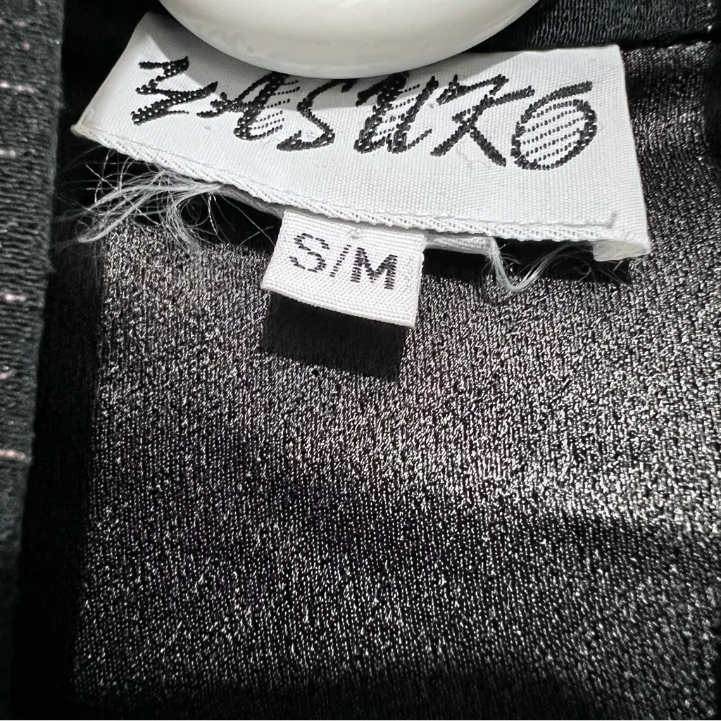 Elegant Black Women's Kimono Jacket :Box O: Size undefined - Image 5