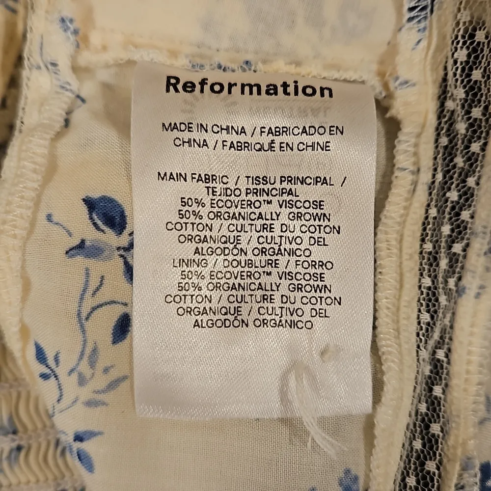 💕REFORMATION💕 Daphne Top ~ Orlaya Floral Print 10 NWT - Image 15