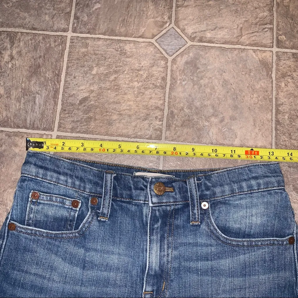 Madewell Denim Shorts // Size 26 // Fringe Edge // High Rise | Summer, Vacation - Image 4