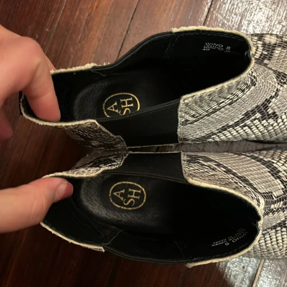 Ash Wino Studded Snake Print Leather Chelsea Boot - Image 5