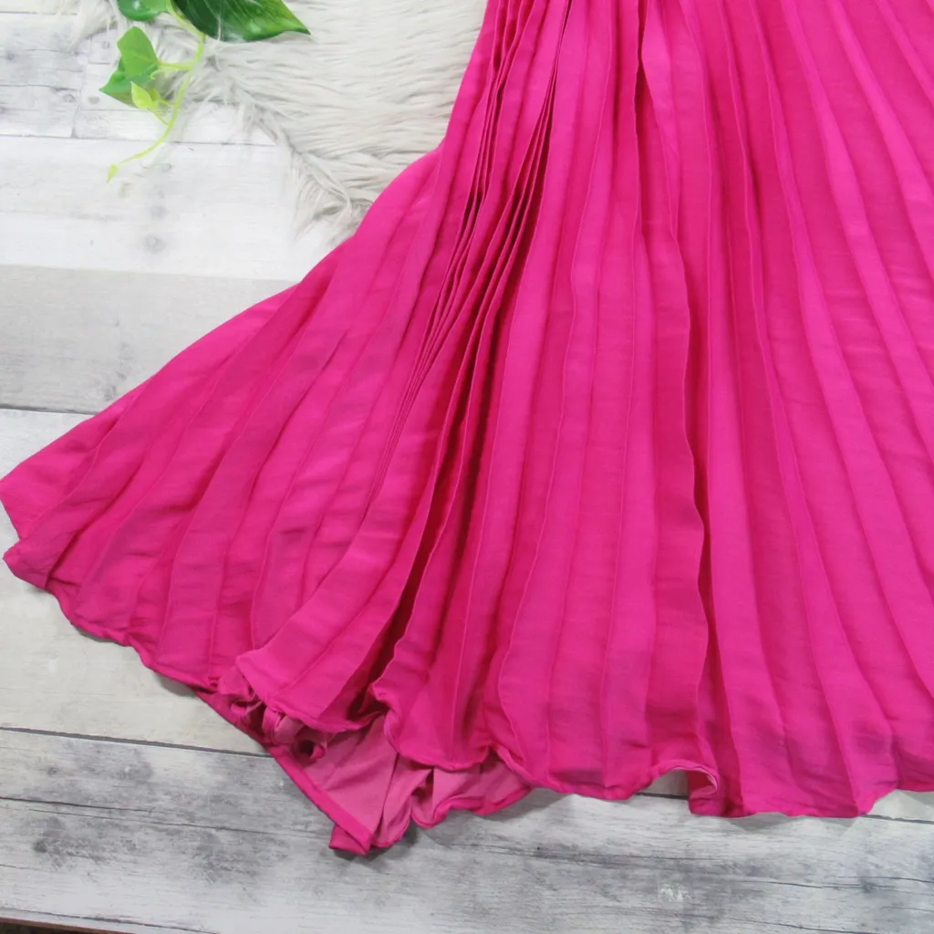 BANANA REPUBLIC One Shoulder Pleated Cocktail Swing Dress NWT Women's Size Small - Image 10