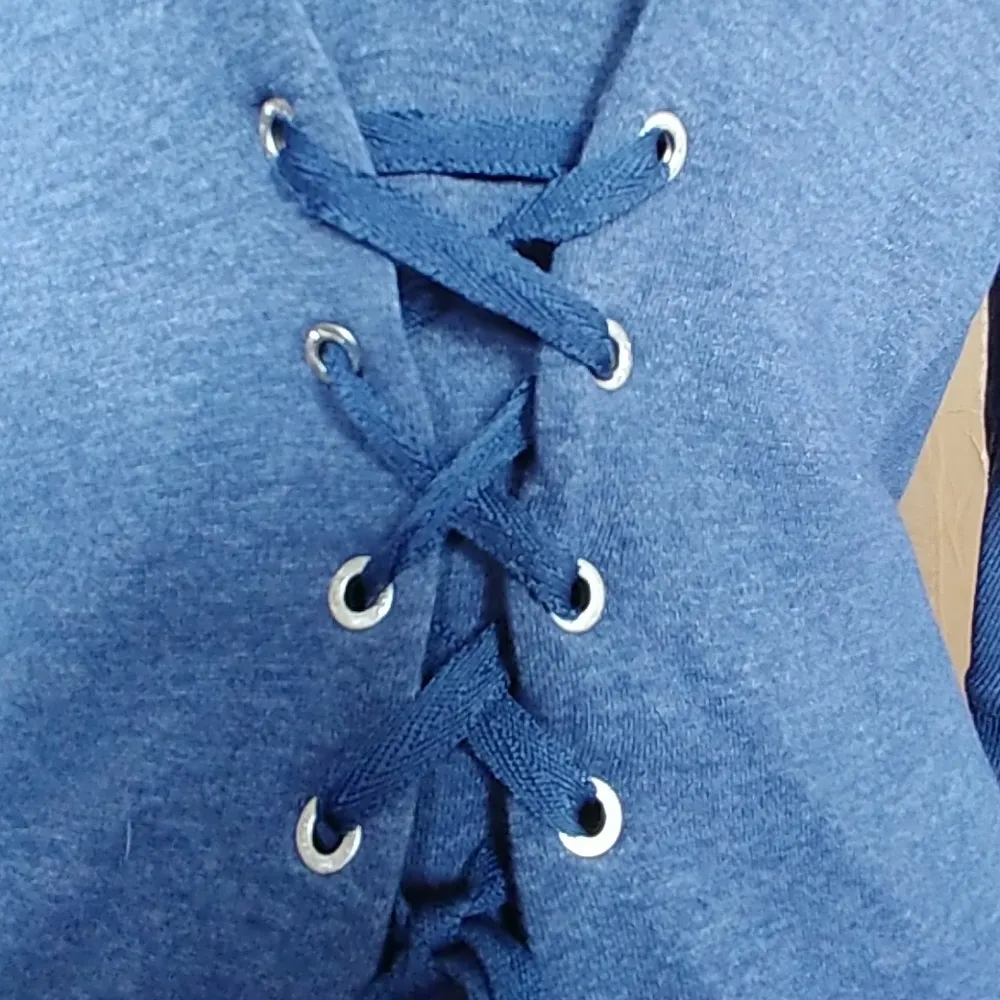 Juicy Couture Blue Tie Back Top - Image 3