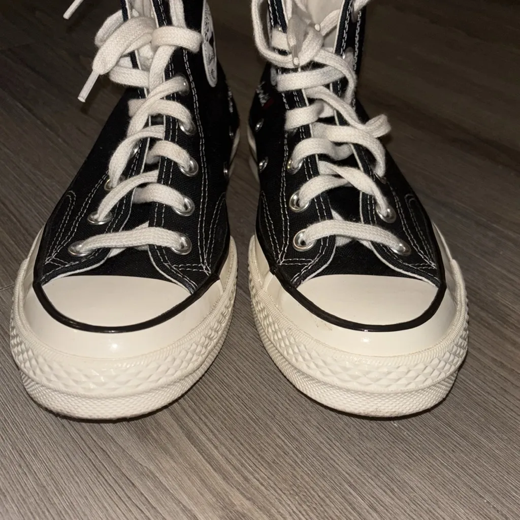 Converse Chuck 70 Hi Love Thread sneakers‎ in black - Image 4